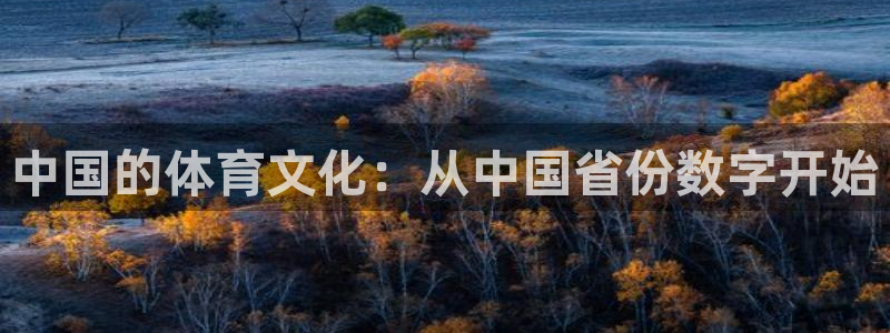意昂官网：中国的体育文化：从中国省份数字开始