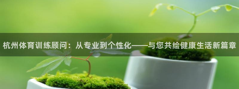 意昂集团股票：杭州体育训练顾问：从专业到个性化——与您共绘健康生活新篇章